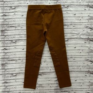 Janie and Jack Girls Riding Pants With Patches Size 6 Brown